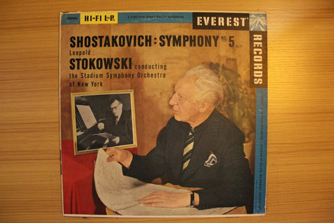 Leopold Stokowski Conducting The Stadium Symphony Orchestra Of New York - Symphony No. 5, Op. 47