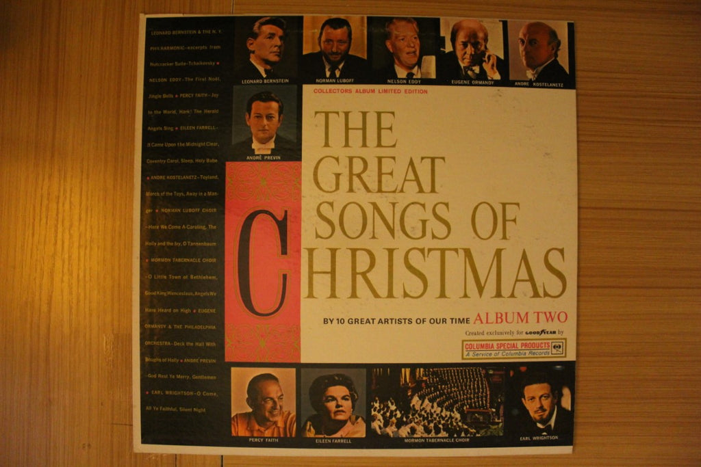 The Great Songs Of Christmas By 10 Great Artists Of Our Time Album Two